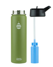 Load image into Gallery viewer, Clearly Filtered: Insulated Stainless Steel Filtered Water Bottle
