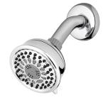 Load image into Gallery viewer, 5-Spray Low Flow Fixed Shower Head in Brushed Nickel (or Chrome)
